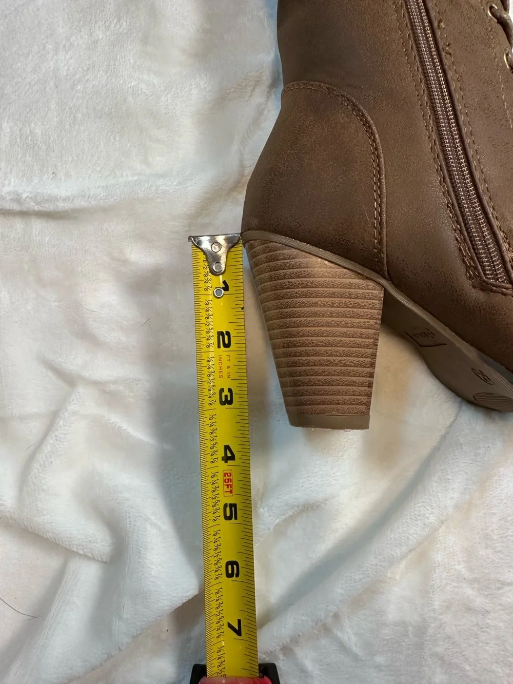 Brown Lace-Up Over-the-Knee Women's Boots